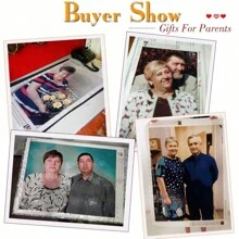 HuaCan 照片定制 5D 钻石画个性化钻石马赛克全方形圆形水钻装饰时尚节日礼物适合送给男朋友女朋友周年纪念日适合婚礼适合家居墙壁装饰 - 彩色 - 查看 4