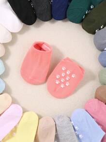 10 Pairs Of Random Dot Socks For Toddlers, Suitable For Both Baby Boys And Baby Girls, Socks With Good Grip. - Multicolor - View 4