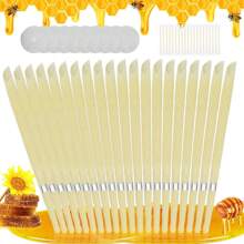 20 Pcs Ear Wax Removal Kit, Ear Wax And Earwax Cleaning Tool, Includes Cotton Swabs,Beeswax Spacers And Beautiful Kit Storage Case