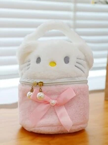 Sanrio 1 pezzo Borsa a tracolla carina da donna, borse a mano con motivi Hello Kuromi, Hello Kitty, MyMelody, Cinnamoroll, borse a cartoni animati, regali di Natale e Capodanno