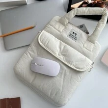 1 pièce Sac de rangement multi-couches simple de style coréen avec une forte fonctionnalité, nouvelle pochette intérieure antichoc pour iPad de 11/13/15 pouces, rangement mignon pour ordinateur portable