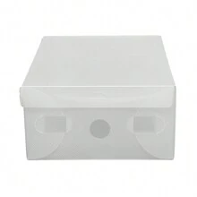 Foldable Shoe Boxes Shoe Boxes Made Of Plastic Pack Of 20 Transparent Shoe Storage Boxes - Clear - View 7