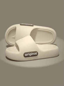 女士鞋底防滑情侣家居拖鞋，EVA 软底舒适拖鞋