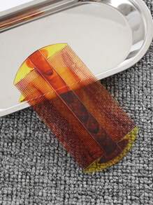 1 件装密齿发梳，除虱/除跳蚤梳，适合儿童和成人男孩情人节心形情人节 - 多色 - 查看 10