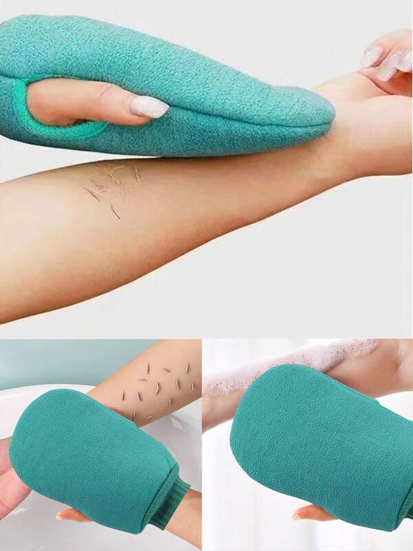 1 Peça/2 Peças Luvas de esfoliação corporal para banho, Luvas para remoção de pele morta, Ferramenta de limpeza corporal dupla face, Para massagem com espuma de SPA, Toalhas esfoliantes, Luvas de banho reversíveis, Adequadas para spa, massagem e esfoliação corporal, Acessórios para banho e esfoliação corporal, Remoção de pele morta e massageador facial, Verde, rosa e azul