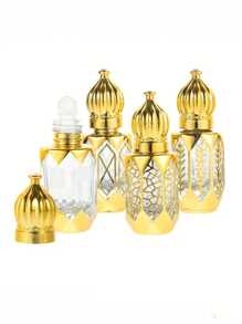 6ml Portable Luxury Glass Perfume Bottle, Suitable For Packing Essential Oils, Perfumes, Eye Creams, Lip Glosses, Travel, Festivals, Parties, Birthdays, Valentine's Day Gifts