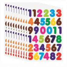 10-50 Sheets Colorful Diary Self-Adhesive Graffiti Stickers Scrapbook Albums Graffiti Stickers Student Notebook Decoration Heart Number Letter Dot Sticker ﻿