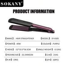 SOKANY Keramik-Haarglätter-Splittkamm, Haarglätter-Rolle SOKANY6505