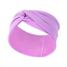 Europa und USA Mode breite Kante Stirnband verknotetes Kreuz Stirnband zweifarbiges Stirnband Krone Haarschmuck, Turban Stirnband, Schweißband