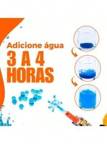 ORBEZZ GEL BALLS (7-8 MM) BLUE Orbeez Gun - Blue - View 3