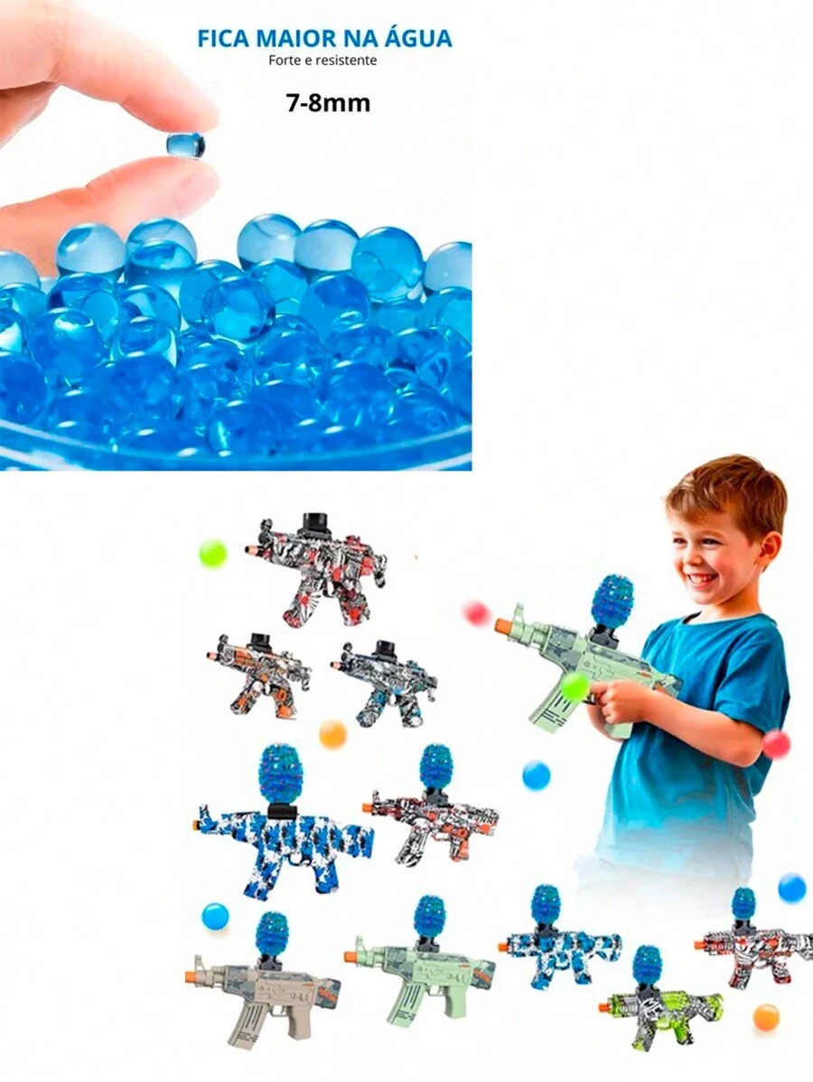 ORBEZZ GEL BALLS (7-8 MM) BLUE Orbeez Gun - Blue - View 1