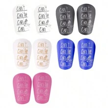 1 Pair Mini Master Football Shin Guards, Thick & Durable Mini Football Shin Pads For Adults And Teenagers, Suitable For All Seasons - Multicolor - View 1