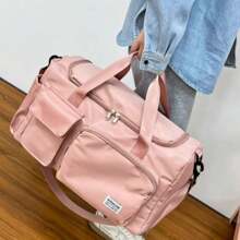 Bolsas Bolsa De Viagem Multifuncional Dobrável De Grande Capacidade Impermeável bolsa para viagem bolsa viagem BOLSA MALA 8206 - Preto - Visão 3