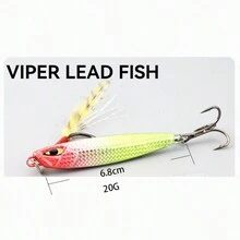 Metal Spoon Fishing Lure For Distant Long-Range Casting & Hooking Largemouth Bass, Suitable For Freshwater Vibration Bait - Multicolor - View 42