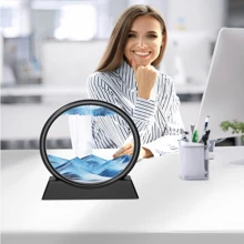 Large Size Decorative Liquid Sand Art - 3D Blue Sand Art In Motion - Multicolor - View 7