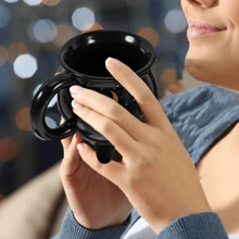 1 pieza Taza gótica de bruja de 350ML, taza novedosa, taza con vela de caldero de bruja, vuelta al colegio