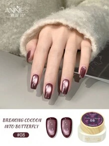 annies 12g Reflective Magnetic Cat Eye Gel Polsih 12 Colors Set Soak Off Varnish Semi Permanent Holographic Flash Cat Eye Gel UV/LED Nail Art Salong 1/12pcs - Nhiều màu - Xem 9