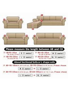 1pc Floral Printed Anti-Slip Stretch Milk Silk Fabric Sofa Cover, Suitable For Single/Double/Three-Seater/Four-Seater Sofa, All Seasons