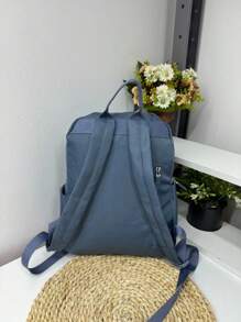 Large Backpack 5 Compartments Durable Travel Gym Work College - Blue - View 3