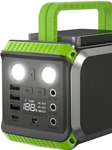 SBAOH Portable Power Station P201,148Wh Backup Lithium Battery, Solar Generator For Outdoors Camping Travel Hunting Blackout