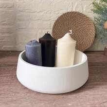 1pc Multifunctional Round Silicone Storage Bowl Mold For DIY