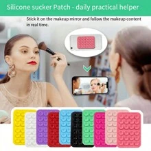 1/3 Ốp điện thoại silicon nhiều màu có đế hút, tay cầm hút điện thoại, hổ bát giác, kẹp điện thoại có keo dán, giá đỡ điện thoại có keo dán - Nhiều màu - Xem 2