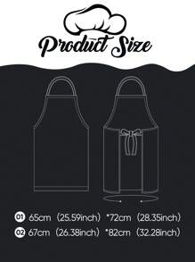 1pc Custom Apron With Photo And Text, Gifts For Dad, Personalized Photo Apron, Personalized Mother's Day Gift Waterproof Apron, Customized Funny Picture Chef Cooking Kitchen Apron, Customize Photo, Logo, Picture, Text, Chef Cook Apron, Ideal Gift For Valentine's Day, Father's Day, Mother's Day Birthdays, Anniversaries, Unique Gift For Women, Chef, Mom, Dad, Husband, Girlfriend, Boyfriend, Weddings, Christmas, Gift For Him, Gift For Her