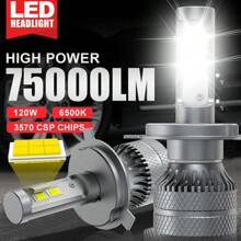 2 Pairs H1 H4 H7 LED Car Headlight Bulbs H11 LED Headlight H1 HB3 9005 HB4 9006 9012 Super Bright Canbus Led Auto Car Light Easy Installation