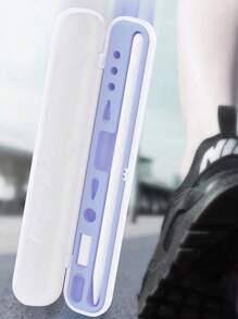 1 pieza Caja de almacenamiento para Lápiz Apple, compatible con la 1ra y 2da generación, incluye adaptador y cubierta para la punta, portátil
