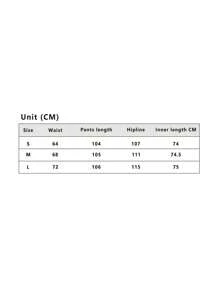 Women's Cargo Sweatpants Solid Color Elastic Drawstring Waist Loose Straight Leg Trousers With Pockets - 黑色 - 查看 8