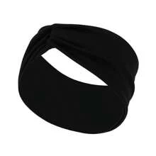 Europa und USA Mode breite Kante Stirnband verknotetes Kreuz Stirnband zweifarbiges Stirnband Krone Haarschmuck, Turban Stirnband, Schweißband