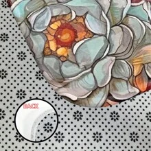 1pc Home Decor, Room Decor, Bathroom Decor, Bathroom Bath Mat, Bathroom Non-Slip Mat, Kitchen Decor, Kitchen Mat, Bathroom Set, Entryway Rug, Door Mat, Soft Plush Surface, Home Decoration, Anti-Fatigue Mat, Colorful Retro Floral Pattern Mat, Bohemian Style, Soft & Comfortable Surface, Relaxes Feet, Relieves Fatigue Floor Carpet Outdoor Rug Door Mat
