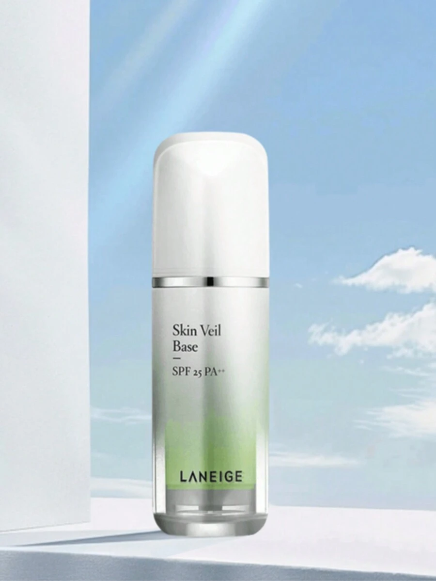 Skin Veil Base - Tone-Correcting Makeup Primer For Dull Complexion, Pinky Skin Tone-Up Effect - Green - View 1