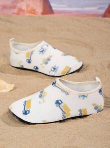 Toddler Boys' Comfortable Fashionable Casual Cute Cartoon Beach Water Shoes, Spring/Summer - Beige - View 1