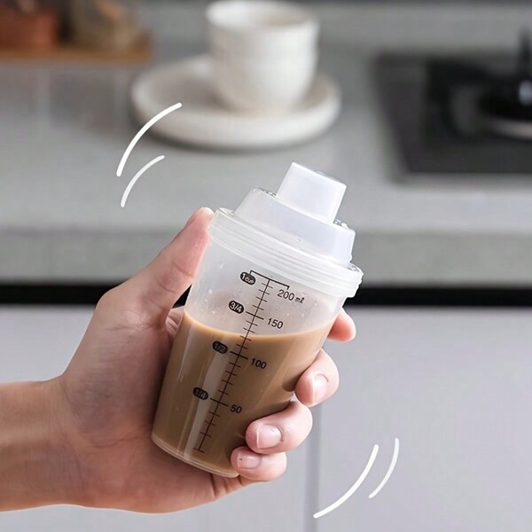 1pc Protein Powder Shaker Cup, Mixer Bottle, Milk Tea Shaker, Home Kitchen Bar Restaurant Accessories, Kitchen Utensils Sports Bottle, Water Bottle For Outdoor