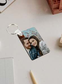 1 pieza Accesorio de bolso personalizado de madera - Redondo / Cuadrado / Rectangular, Llavero con foto personalizada, Colgante de bolso, Adecuado como regalo del Día de San Valentín, Multifuncional, Antimanchas, Decorativo, Reutilizable, Exquisito, Elegante, de Alta Calidad, Adorable, Moderno, Personalizado, Único, Ideal como regalo para él, Ideal para amigos, Para aniversarios, Para cumpleaños, Para inauguración del hogar, Para graduación, Cocina, Comedor, Dormitorio, Oficina, Sala de estar, Hogar, Jardín, Sala de té