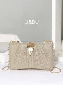 Ví cầm tay sang trọng tối giản thanh lịch dành cho nữ - Vàng - Xem 1