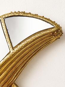 1pc Resin Material Mirrored Whale Wall Decor, Creative Mirrored Whale Home Decor Craft Statue, Special Mirror Surface Design, Suitable For Home Wall Decoration And Photography Props Gifts Birthday Graduation