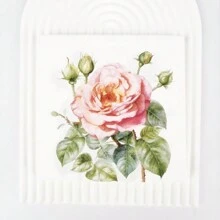 20pcs/40pcs/100pcs Floral Napkins Spring Disposable Paper Napkins Vintage Rose Floral Cocktail Napkins Decoration For Birthday Garden Spring Tea Party Supplies - Multicolor - View 5
