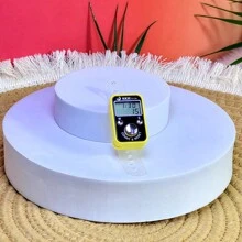 1 Stück Strass Finger Zähler Ring, elektronischer Ziffernzähler, Mini Ring Zähler mit LED-Licht, zum Zählen, Beten, Sport - Verschiedenfarbig - Übersicht 6