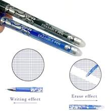 72支/套全新彩色可擦凝胶中性笔，0.5mm填充条神奇可洗手柄，适合日常书写办公书写文具用品（12支笔+72支笔芯）