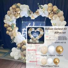 Corona de arco con globos de látex, globos de colores variados para el Día de San Valentín, cumpleaños, días festivos, bodas, duchas de novia, graduación, aniversarios, decoración para celebraciones - Multicolor - Ver 10