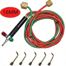 Welding Torch Kit - Multifunctional Mini Oxygen Welding Gun With 5 Nozzle Tips - Adjustable Flame Handheld Blowpipe - Oxygen Welding Gun - View 10