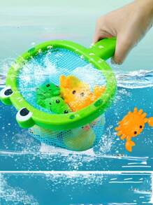 1 set de juguete de pesca en el agua, juego de agua divertido y lindo, juguete de baño con animales, regalo de Halloween y Navidad