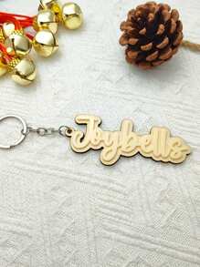 Llavero personalizado con el nombre del niño, colgante para bolso, regalo lindo para Pascua