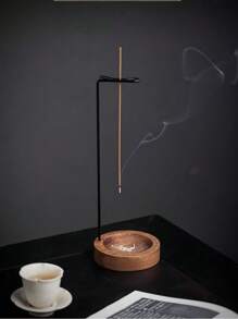 1/2/4件套胡桃木/乌木香炉套装，香炉，木制香架/香炉，木制香炉/香/香架，手工香，檀香/沉香香，创意香/香氛/香炉