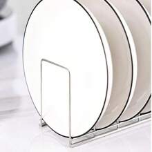 1Pc Stainless Steel Dish Rack Kitchen Dish Pan Plate Draining Rack