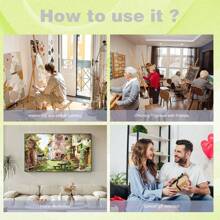 [Aangepast] 1pc Diy Schilderen op Nummer Pas uw eigen foto aan op nummer voor volwassenen op canvas kits Woondecoratie zonder lijst 24 kleuren