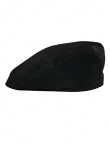 1PC Children Newsboy Hat Solid Color Retro Beret Hats Boy Girl Flat Cap Kids Fashion Accessories Girls Boys Photography Props - 1PC - View 6