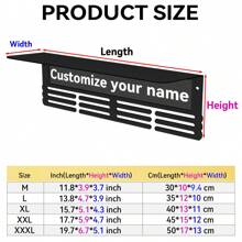 Grande rastrelliera da parete in metallo per esposizione di medaglie,porta trofei e premi, con opzione per nome personalizzato del giocatore, organizzatore di nastri a tema sportivo per decorazione domestica, riutilizzabile, multifunzionale, ornamentale, elegante, di alta qualità, adorabile, personalizzato, unico, regalo ideale per lui, lei, il/la fidanzato/a, il papà, la mamma, la famiglia, gli amici, il figlio, la figlia, studenti, lavoratori, bambini, ufficio, sala da tè, scuola, casa